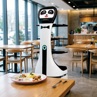 Robot de service hôtelier robuste de 59 kg |   Réponse ultra-rapide 2m/s, puissance de calcul IA 6TOPS, navigation autonome intégrée pour