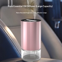 Diffuseur d'arômes de voiture en métal personnalisé Maison intelligente Portable Huile essentielle anhydre Type de brouillard USB Recharge automatique Diffuseur