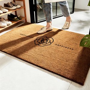 พรมเช็ดเท้า Cangming ลายใยมะพร้าวเทียม ขนาด 60x90 ซม. ลาย Hello ดีไซน์กันลื่น สำหรับประตูหน้าบ้าน สไตล์โมเดิร์นเรียบง่าย ซักทำความสะอาดได้ - Product Image 2