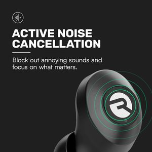 หูฟังไร้สาย <span class=keywords><strong>Raycon</strong></span> Everyday Earbuds Classic พร้อมไมโครโฟน ระบบเสียงสเตอริโอ ตัดเสียงรบกวนแบบแอคทีฟ หูฟังไร้สายแบบใส่ในหู - Product Image 3