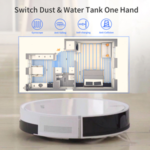 Isweep Advance Wet Floor <b>Mopping</b> Robot Cleaner ISWEEP Automatic Vacuum Smart WIFI APP Control and <b>Dry</b> 350ML Isweep Robot Cleaner - Product Image 4