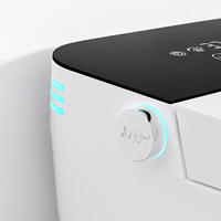 WC intelligent avec bidet électrique intégré, fonction lavage féminin, toilettes intelligentes entièrement automatiques