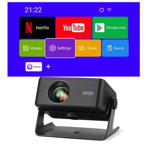 Haute Configuration A32 Mini projecteur vidéo Home cinéma 4K <span class=keywords><strong>3D</strong></span> 2G lampe à LED haute luminosité support direct d'usine modèle A30 - Product Image 6