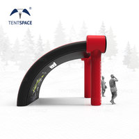 Cabine d'événement de structure gonflable de 20 pieds avec impression personnalisée