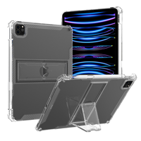 Étui antichoc transparent en TPU+PC au design simple avec support pour iPad Pro 11/9.7/10.2/10.9/12.9 avec emplacement pour stylet