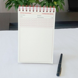 Cuaderno de escritorio con tapa dura A5 personalizado, encuadernación en espiral, planificador diario semanal, gestión del tiempo diario, lista de tareas pendientes - Product Image 2