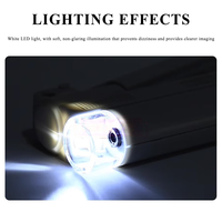 Moniteur de fissures de béton portable 40/80/100X, mini lampe LED de poche, lentille optique pliable à fort grossissement, IP55