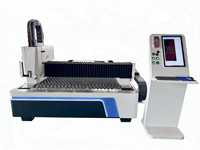 Machine de découpe laser pour tôles métalliques de 6000 W, robuste, avec table simple 3015 pour usine de fabrication métallique