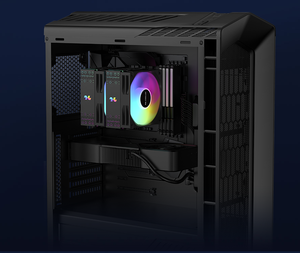 ชุดระบายความร้อนซีพียูแบบทาวเวอร์คู่ รุ่นใหม่ B60T สีดำ ARGB - Product Image 4