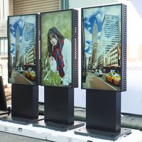 Affichage numérique tout-en-un LCD extérieur 55'', étanche IP65, haute luminosité 4K UHD (3500 nits), signalétique numérique commerciale