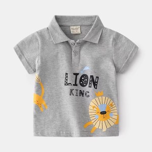 T-shirt pour garçon de haute qualité, été, dessin animé, manches courtes, 100% coton pur, tissu lavable, t-shirt pour enfant tricoté - Product Image 3