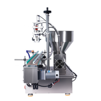 Ligne de production complète pour petites entreprises, machine de remplissage automatique de haute précision pour liquides et pâtes, jus