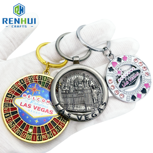 Llaveros de metal personalizados al por mayor, accesorios personalizados con logotipo de esmalte duro y suave, llaveros de recuerdo - Product Image 3