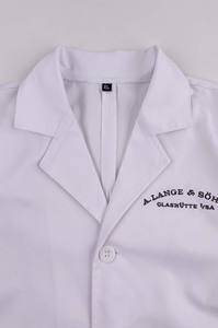 Uniformes de enfermera para mujer profesional Diseño impreso Spandex Scrubs Vestido con botón Frontal Tejido Uniforme Camisas Conjuntos - Product Image 3