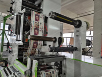 Machine d'impression flexographique pour rubans adhésifs 5-6 couleurs, meilleure vente, machine d'impression flexo graphique pour films PE