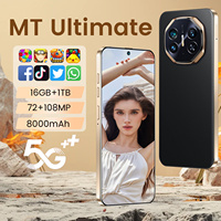 NUEVO Teléfono Móvil MT Ultimate Original 2026, 16G+1TB, Pantalla HD de 7.3 Pulgadas, Doble SIM, Android 14, 108MP, Global 5G CDMA LTE