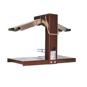 Fourneau de cuisson et de grillage portable en acier inoxydable pour <span class=keywords><strong>raclette</strong></span>, avec roue chauffante en <span class=keywords><strong>demi</strong></span>-cercle, pour aliments et collations, état d'occasion, moteur inclus - Product Image 3