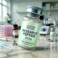 Étiquettes de peptides de qualité laboratoire imperméables, autocollants en vinyle, flacons en verre de 2 ml, 5 ml, 10 ml