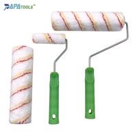 Qualité peinture ensemble manchon recharge brosse couverture 4 5 fil Cage doublure cadre poignée outil 9 pouces microfibre plateau peinture rouleau Kit
