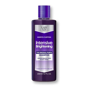 Champú Morado 200ml Pigmentos <span class=keywords><strong>Azul</strong></span> Violeta Neutraliza Tonos Amarillos y Naranjas <span class=keywords><strong>para</strong></span> Cabello <span class=keywords><strong>Rubio</strong></span> Teñido Aceite de Coco Sin Sulfatos - Product Image 2