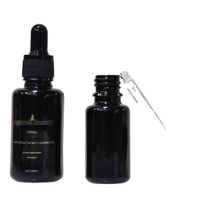 Botellas de Vidrio con Gotero para Aceites Esenciales, de 5-100 ml, con Protección UV, Material Negro, Botellas de Perfume de Vidrio con Pulverizador - Product Image 2