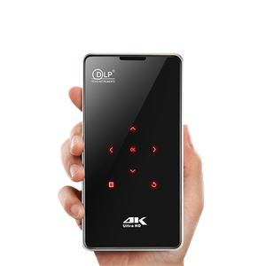Pour projecteur DLP Mini BT WiFi Android 9.0 Batterie 4000mAh 4K Miracast <span class=keywords><strong>Airplay</strong></span> Projecteur vidéo intelligent mobile 200 Lumens <span class=keywords><strong>2</strong></span> - Product Image 1