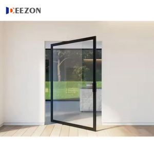 Deezon อุปกรณ์ล็อคประตูอัจฉริยะทันสมัยตัวติดกระจกสองชั้นทำจากอลูมิเนียมหมุนด้วยความร้อน - Product Image 4