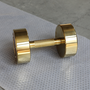 Mancuerna Pequeña Chapada en Oro de Calidad Profesional para Tonificar Músculos y Acondicionamiento Físico, Equipo Deportivo Fitness Capitán América - Product Image 4