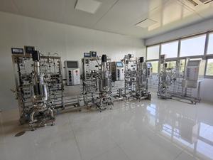 Maquinaria química línea de producción de ácido cítrico máquina de levadura fermentador de acero inoxidable biorreactor 100L - Product Image 5