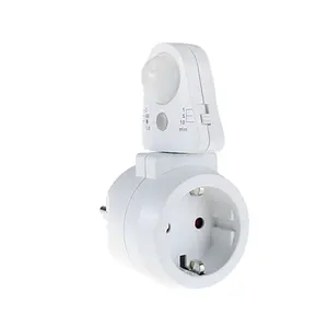 Rotación 230V PIR Sensor de movimiento E26 Sensor Portalámparas