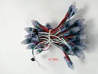 HHX 12mm rgb led piksel su geçirmez 12V ip66 3 kablolar AlGaInP Chip malzeme ve CE belgelendirme led piksel