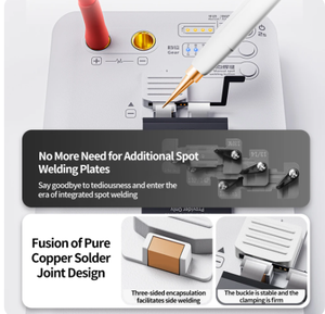 Qianli เครื่องเชื่อมไมโครสปอต2S ปรับเวลาพัลส์<span class=keywords><strong>6</strong></span>สปีดสำหรับซ่อม<span class=keywords><strong>แบ</strong></span><span class=keywords><strong>ต</strong></span>เตอรี่ iPhone 11 12 13 14 & 15สำหรับโทรศัพท์มือถือ - Product Image 6