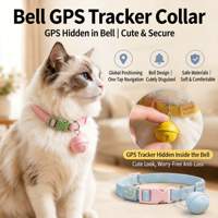Collier de localisation pour animaux de compagnie avec longue autonomie, intégration API, dispositif anti-perte, historique des trajets sur 7 jours, suivi Android/iOS