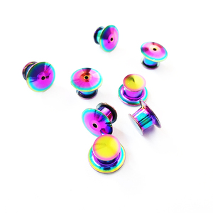 Trava de pino de lapela, cor de arco-íris, alça de travamento, haste traseira, doca de luxo, venda imperdível - Product Image 6