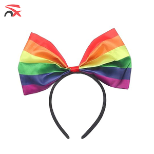 Fascia per Capelli Arcobaleno LGBT Personalizzata all'Ingrosso, Accessori per Capelli per Eventi e Feste all'Aperto, Decorazione - Product Image 1