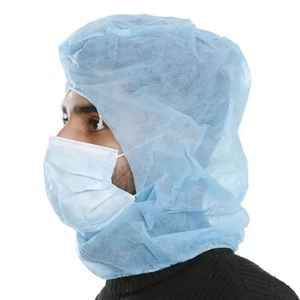 Capuchon de protection jetable, type Astro Hood, respirant, <span class=keywords><strong>sans</strong></span> <span class=keywords><strong>latex</strong></span>, pour l'industrie alimentaire et les lieux de travail - Product Image 2