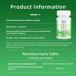 Capsules de Tribulus de haute qualité pour hommes, absorption améliorée, complément alimentaire, capsules de Tribulus - Product Image 3
