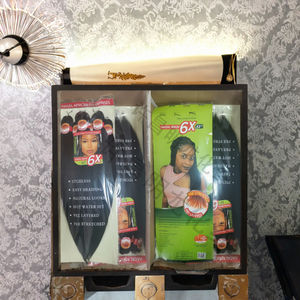 Estensioni tinte in stile Yaki a trama singola da 3x 52 pollici Pre-elasticizzati da 26 ''300g per donne con treccia facile da <span class=keywords><strong>donna</strong></span> con Fiber proteiche ritardanti di fiamma - Product Image 3