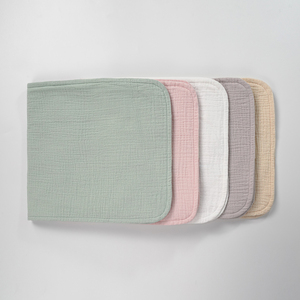 ผ้าเช็ดทำความสะอาดปากทารก <span class=keywords><strong>Pattex</strong></span> Factory Custom Muslin Burp Cloths สีพื้น ผ้ามัสลินสำหรับเด็กทารก 0-24 เดือน ใช้ได้ทั้งเด็กชายและเด็กหญิง - Product Image 3