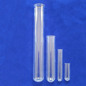 <strong>One</strong> Side Open and the Other Side <strong>Close</strong> <strong>Quartz</strong> Glass <strong>Tube</strong> Used As Laboratory Instruments - Product Image 1
