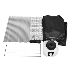 Compact Clothes Dryer <b>Mini</b> Three Layer <b>Wardrobe</b> Style 900W Electric Portable Home Use Black Cover - Product Image 4