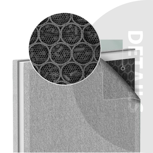 HEPA <span class=keywords><strong>Filter</strong></span> pemurni udara, pengganti Purezone PZ302 rambut hewan peliharaan, debu asap karbon aktif - Product Image 3