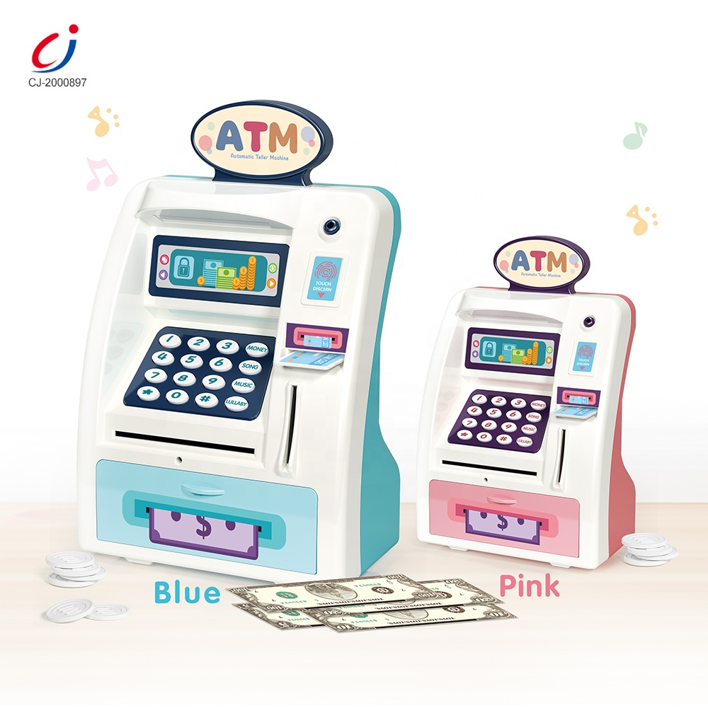Банкомат Chengji, игрушечная копилка, пластиковая Копилка, игрушка, подарок для детей, пластиковая Копилка с окошком
