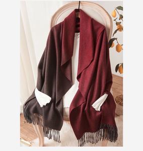 特大ブランケット100% カシミヤスカーフショールラップ新デザインレディースピュアファッションカシミアスカーフ - Product Image 3