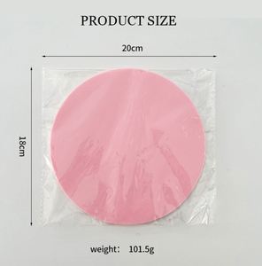 Sous-verres ronds en silicone durable avec impression de logo, design multicolore, en caoutchouc de qualité alimentaire pour café - Product Image 6