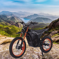Moto tout-terrain électrique 3500W à moteur brushless, pneus de 16 pouces, 60V, 60 km/h, véhicule tout-terrain haute vitesse pour adultes, double usage