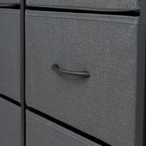 Modern Living Room Fabric <b>Cabinets</b> With Freestanding Durable Stainless Steel MDF Panel and Pine Wood - Product Image 5