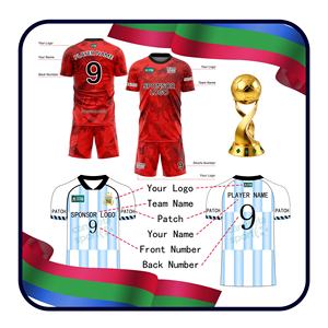 Collection de Maillots de Foot 2026 pour les Supporters des Équipes Nationales de <span class=keywords><strong>France</strong></span> et d'Argentine – Saison Mondiale – Pour l'Approvisionnement International en Vêtements - Product Image 4