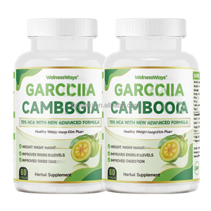 WelnessWays Brûleur Contrôle Rapide du Poids Naturel Slimmin Plat Garcinia Cambogia Perdre du Régime Capsules - Product Image 5