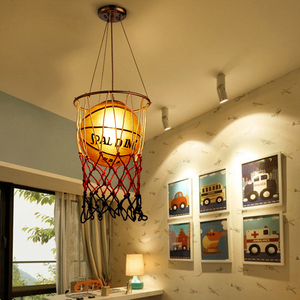 Lustre LED pour <span class=keywords><strong>chambre</strong></span> d'enfant, lumière NBA en verre, basket-ball, dessin animé, lumière de <span class=keywords><strong>chambre</strong></span> à coucher pour garçon - Product Image 3